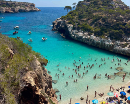 steal my itinerary for the perfect girls trip to mallorca 👙 cover photo collage