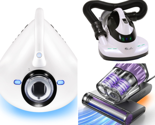 I Finally Found Cleaning Tools That Actually Kill Dust Mites in My Bed cover photo collage