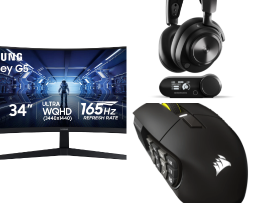 Accessories to Level Up Your Gaming cover photo collage