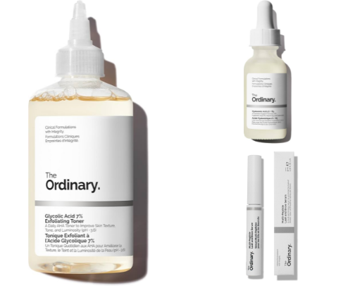 Favorite The Ordinary products🔝 cover photo collage