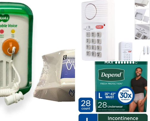 Personal care for the elderly cover photo collage