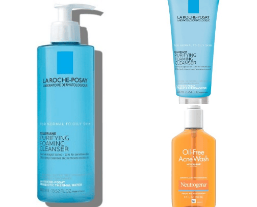 For Oily Skin Cleanser cover photo collage