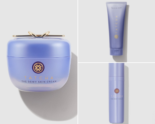 Skin care products cover photo collage