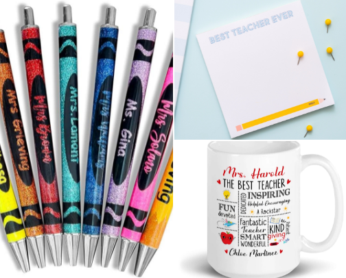 Cute teachers gifts💚❤️🖤 cover photo collage