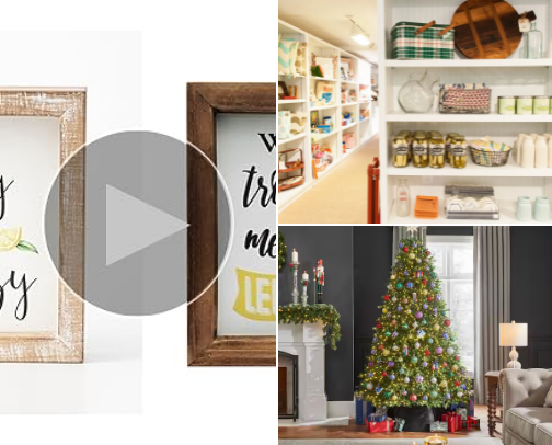 Home decor cover photo collage