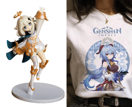 Genshin impact cover photo collage