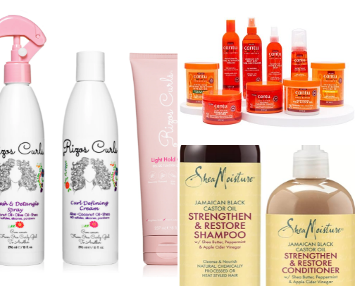 Hair care cover photo collage