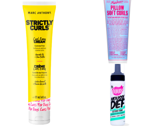 Wavy & Curly girly hair product recs! cover photo collage