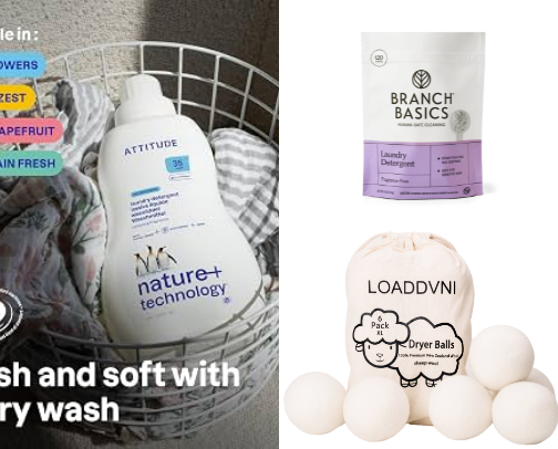 Everyday Clean Laundry Essentials cover photo collage