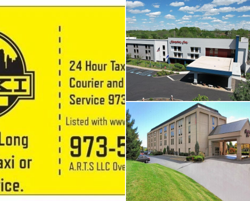 Best Hotels in Flemington Clinton NJ + Reliable Airport Taxi & Car Rentals 2026 Guide cover photo collage