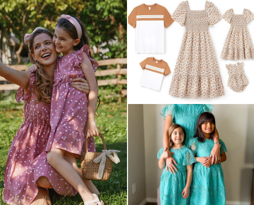 Mommy & Me Magic ✨ Matching Mother Daughter Outfits & Gifts cover photo collage