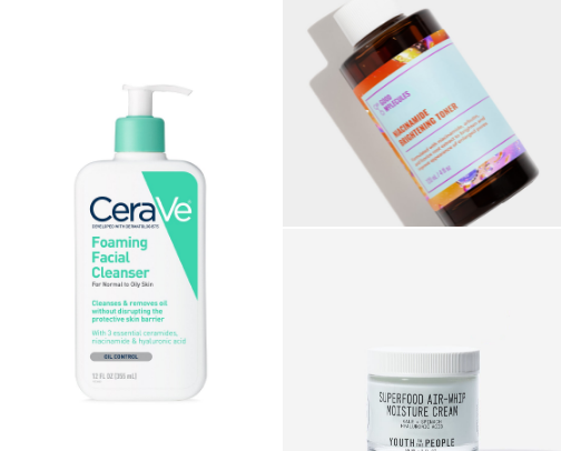Affordable skin care essentials cover photo collage