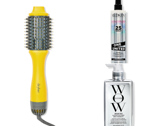 Favorite products for my 3A hair cover photo collage