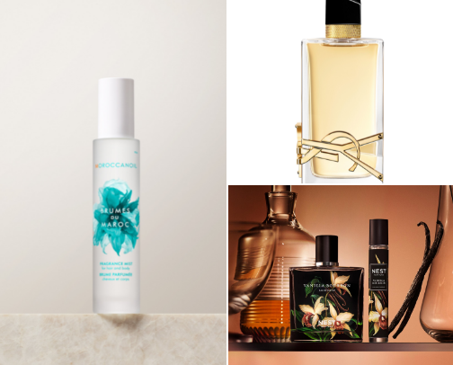 perfumes and body sprays!! cover photo collage