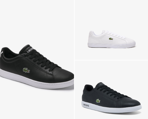 Lacoste Sneaker Collection. cover photo collage
