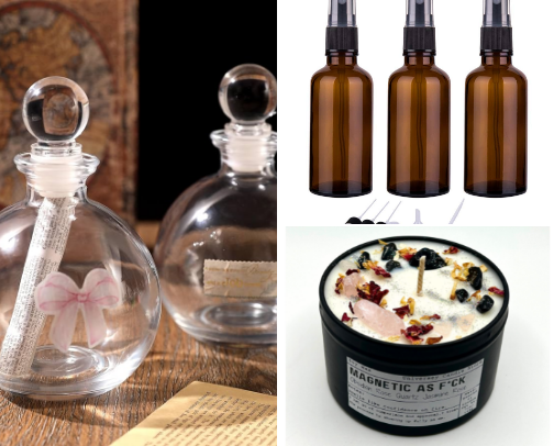 Items I ordered that aided in my spiritual journey. cover photo collage