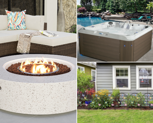 Outdoor Things – Essentials for Fun, Comfort, and Style Outside (B) cover photo collage