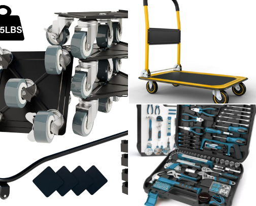Moving essentials cover photo collage