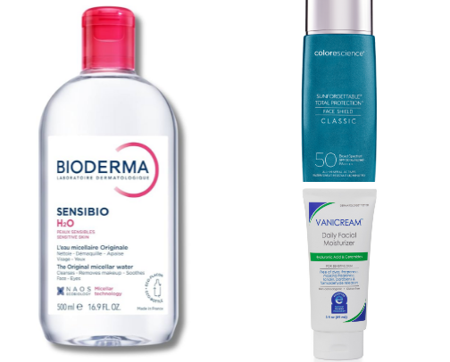 Super Simple Acne Safe Skincare Routine cover photo collage