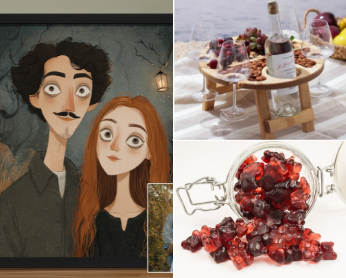 Getting Ready for Valentines Day 💝 cover photo collage