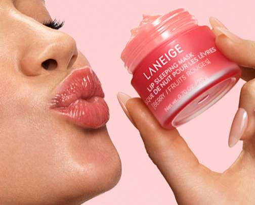 Laneige Lip Mask cover photo collage