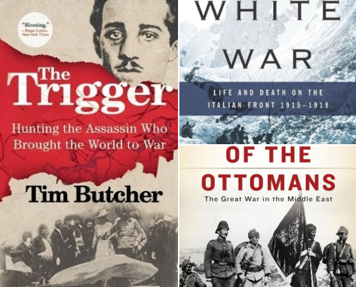 The Crucible of War: 15 Best WW1 Books on the Balkans, Italy & Gallipoli cover photo collage