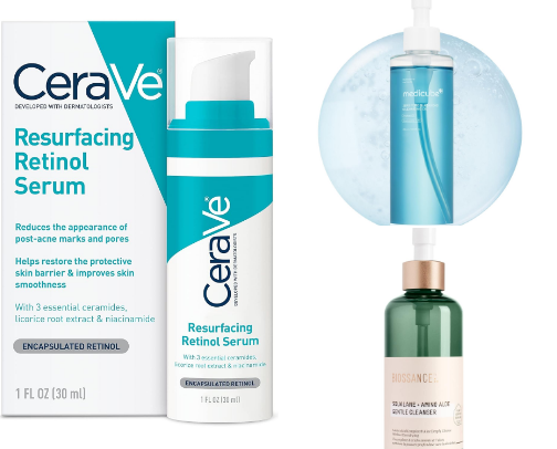 Night time Skincare Routine cover photo collage