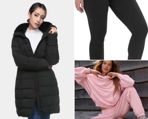 The Winter Mom Uniform: Cozy + Cute Staples cover photo collage