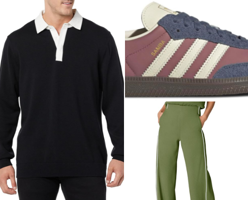 Sporty prep fashion cover photo collage