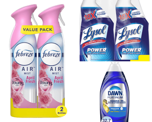 Cleaning Products I love cover photo collage