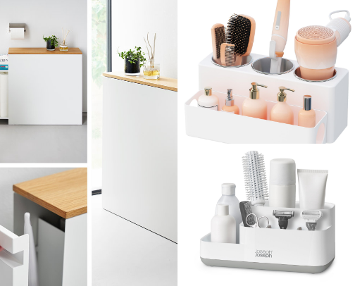 Bathroom Organization Essentials cover photo collage