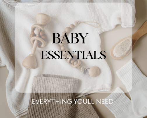 Baby Essentials cover photo collage
