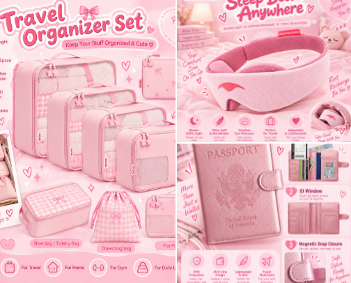 Things I’d Never Travel Without Again cover photo collage