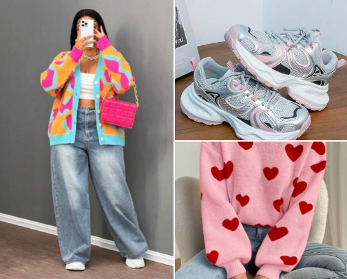 College kids fashion cover photo collage