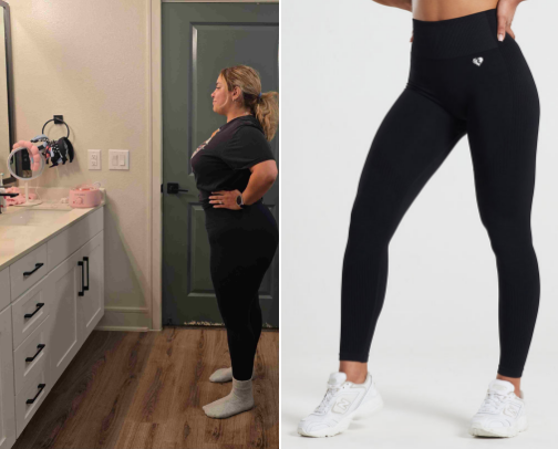 Leggings cover photo collage