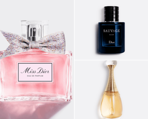 Fragrances cover photo collage