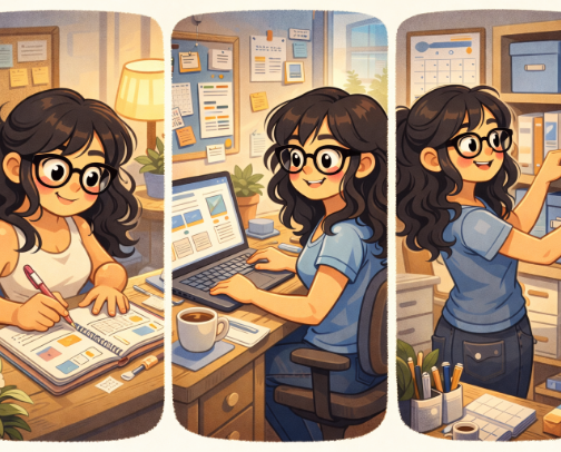 Productivity cover photo collage