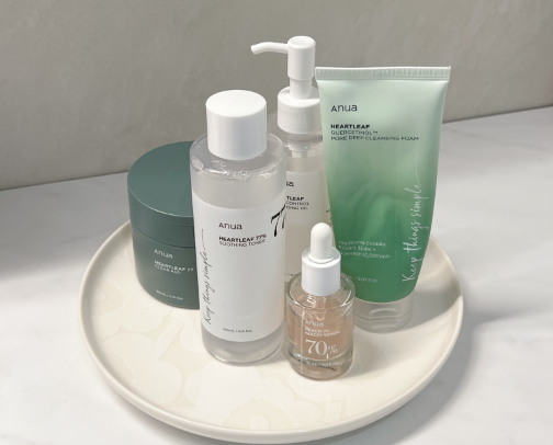 ANUA SKINCARE ROUTINE cover photo collage