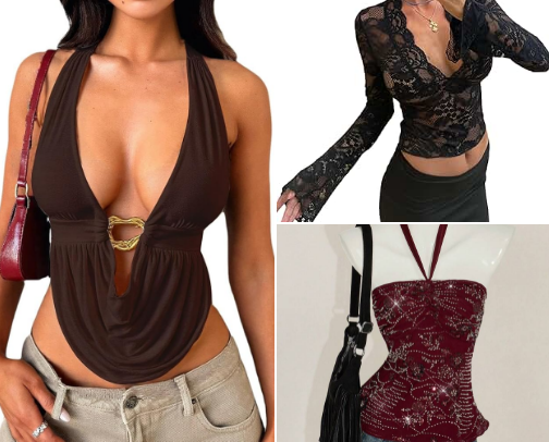 The BEST going out tops cover photo collage