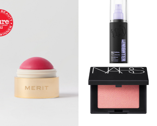 Make up for all skin types cover photo collage