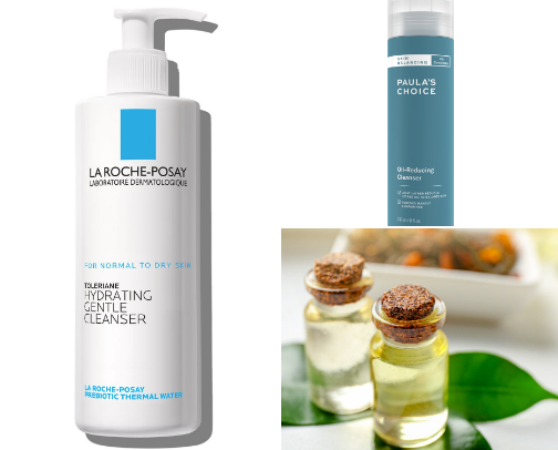 Skincare Essentials For Moderate/Oily Skin cover photo collage