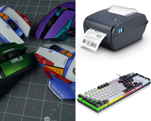 Technology cover photo collage