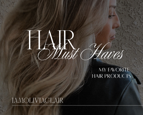 Hair Must Haves cover photo collage
