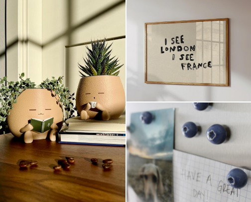 Q u i r k y   h o m e   d e c o r cover photo collage