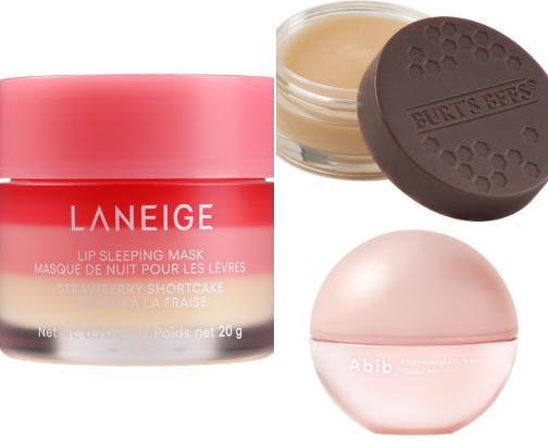 My go-to lip products for soft, hydrated lips (day&overnight) cover photo collage