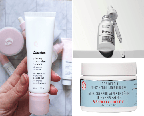 Skincare for Oily Skin cover photo collage