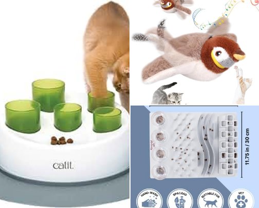“Tried, Tested, and Cat-Approved: Toys & Necessities Your Kitty Will Love.” cover photo collage