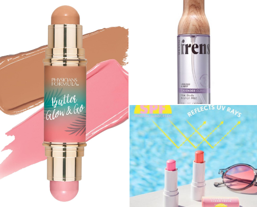 Sun-Kissed Summer Makeup cover photo collage