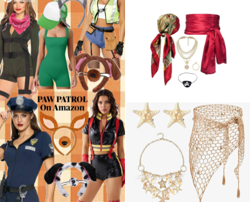 Halloween Costumes for COOL GIRLS cover photo collage