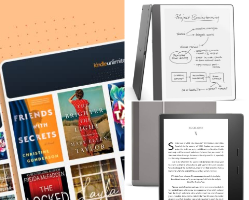 Bookish things cover photo collage